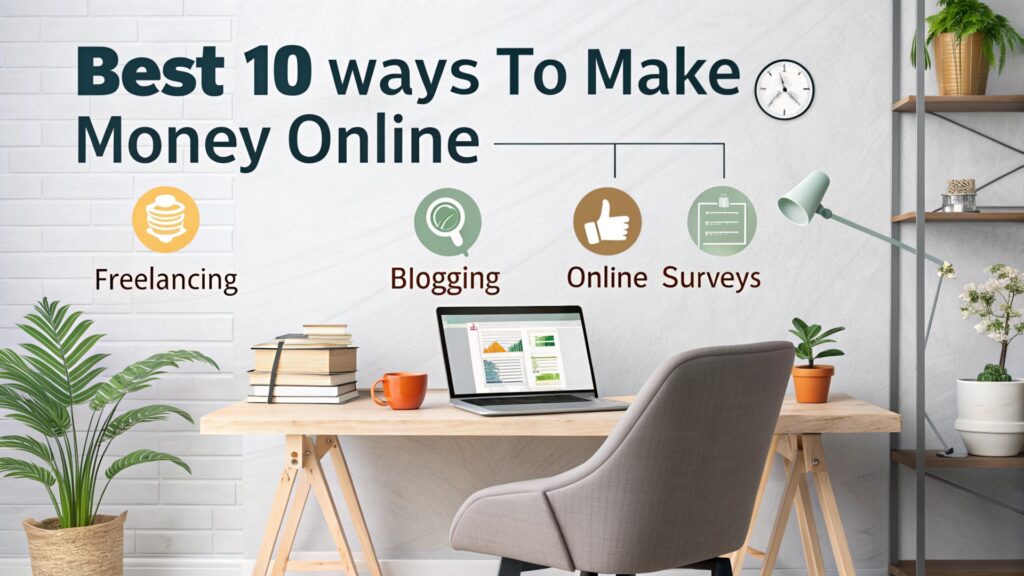 অনলাইনে অর্থ উপার্জনের সেরা ১০টি উপায় | Best 10 ways to make money online