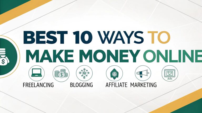অনলাইনে অর্থ উপার্জনের সেরা ১০টি উপায় | Best 10 ways to make money online