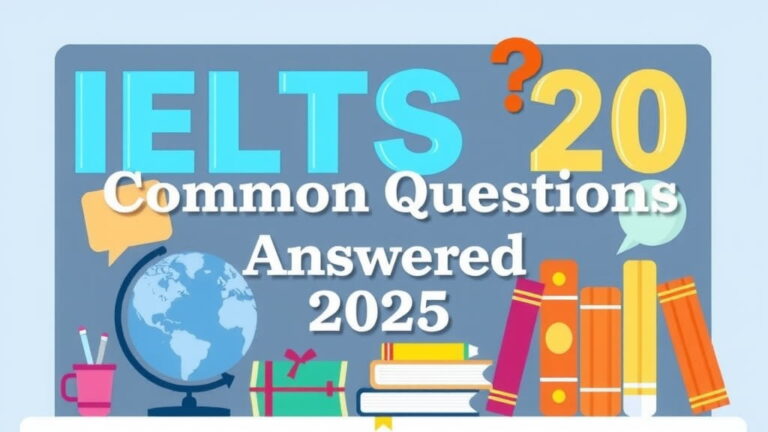 IELTS নিয়ে ২০টি কমন প্রশ্নের উত্তর [২০২৫]