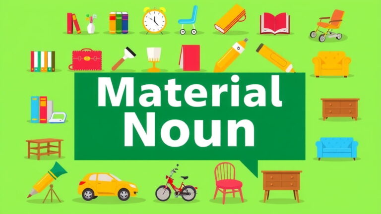 Material Noun কাকে বলে? – বাংলায় সহজ ব্যাখ্যা ও উদাহরণ